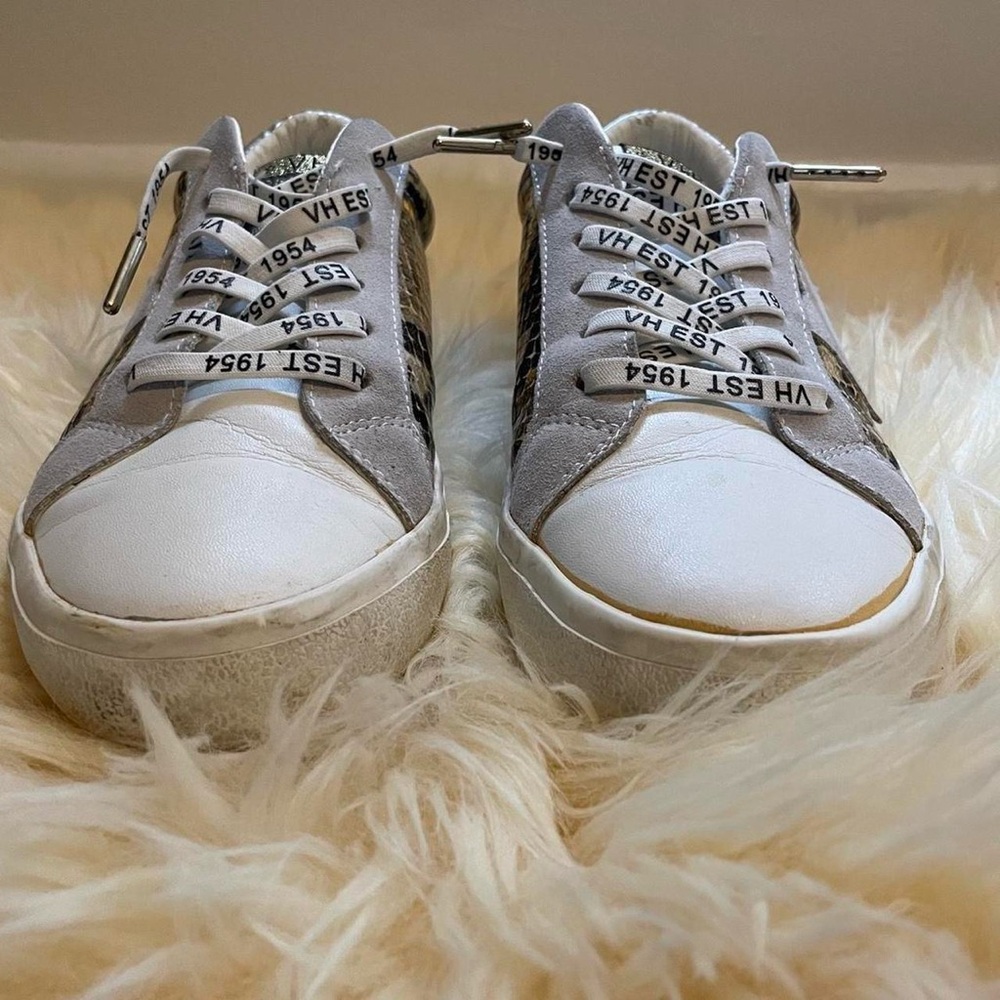 Vintage Havana Kate Sneakers Women Size
8.5 Snake Skin Star Silver‎ Trainers - Picture 6 of 8